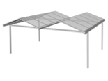 Gebogen Carport